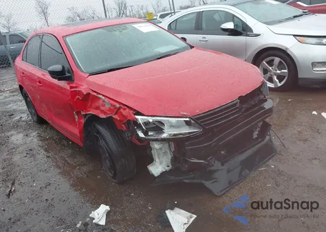 2012 Volkswagen Jetta 2.0L S z USA, uszkodzony, nr VIN 3VW2K7AJ8CM349473